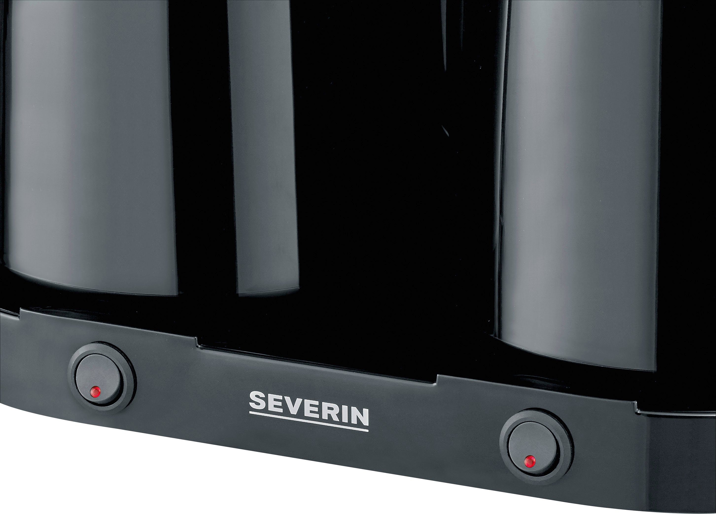 Severin Filterkaffeemaschine KA 9315 Duo, 1l Kaffeekanne, Papierfilter 1x4