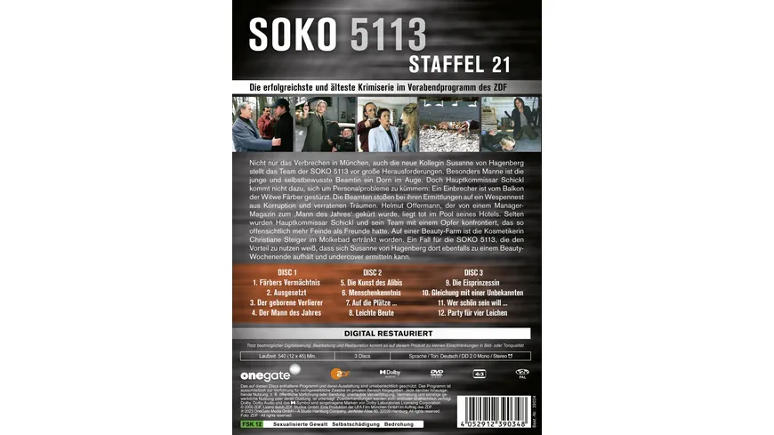Soko 5113 - Staffel 21  [3 DVDs]