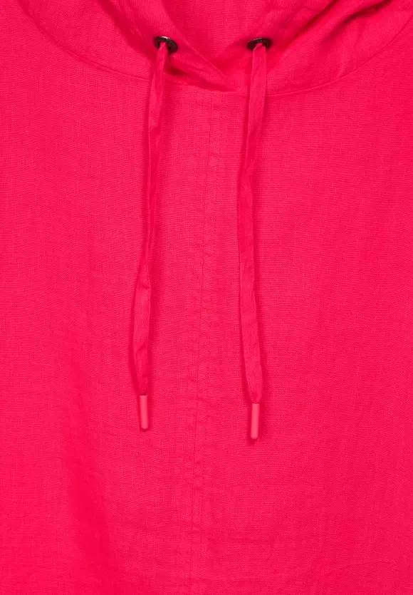 CECIL Leinen Hoodie Kleid