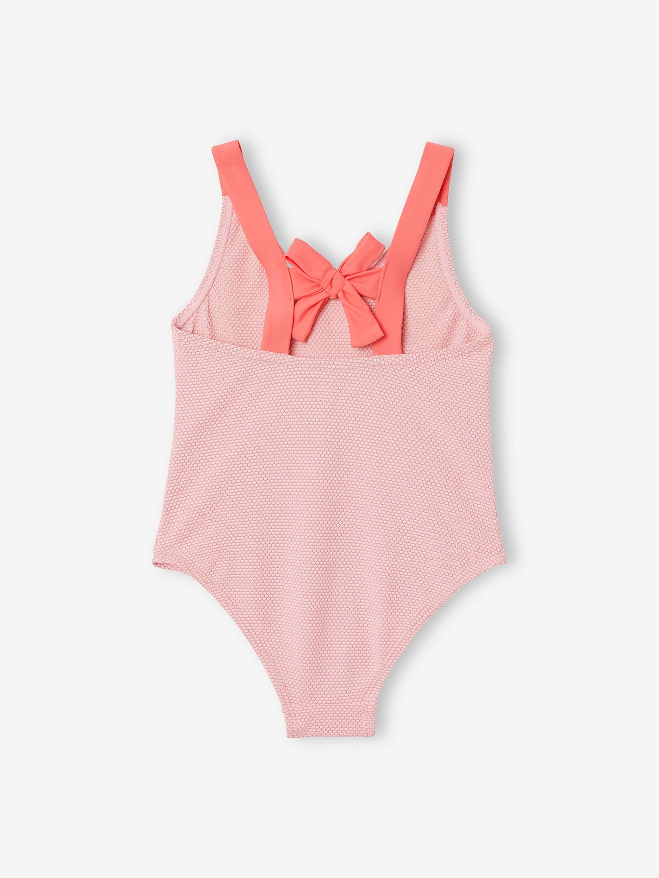 Vertbaudet Mädchen Badeanzug Oeko-Tex - rosa