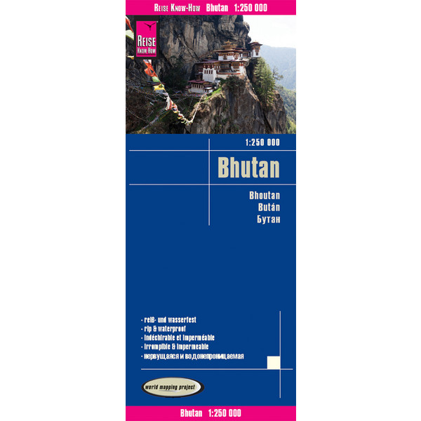 RKH WMP BHUTAN 1 : 250.000 - Straßenkarte