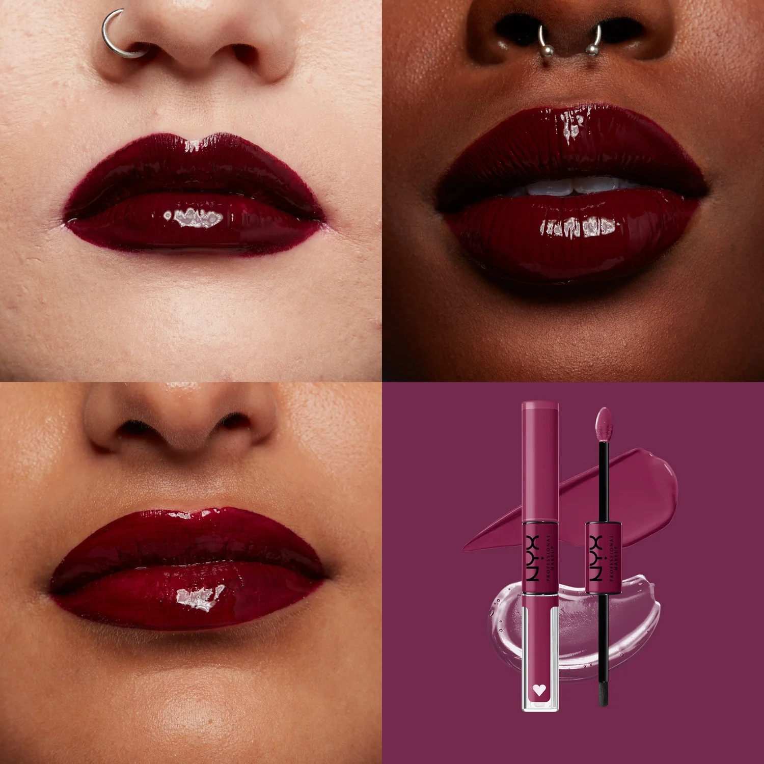 „Shine Loud Lips“ – ryškūs lūpų dažai, lūpų dažai, blizgesys