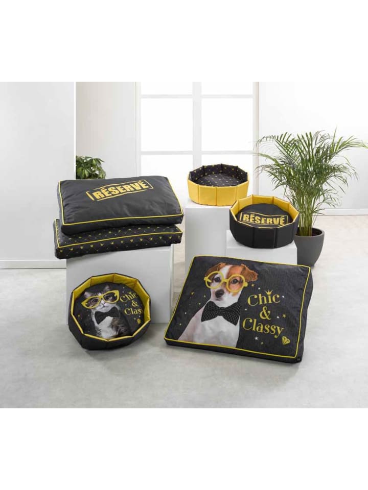 Love Story Hunde- und Katzenbett in marineblau günstig kaufen onesize