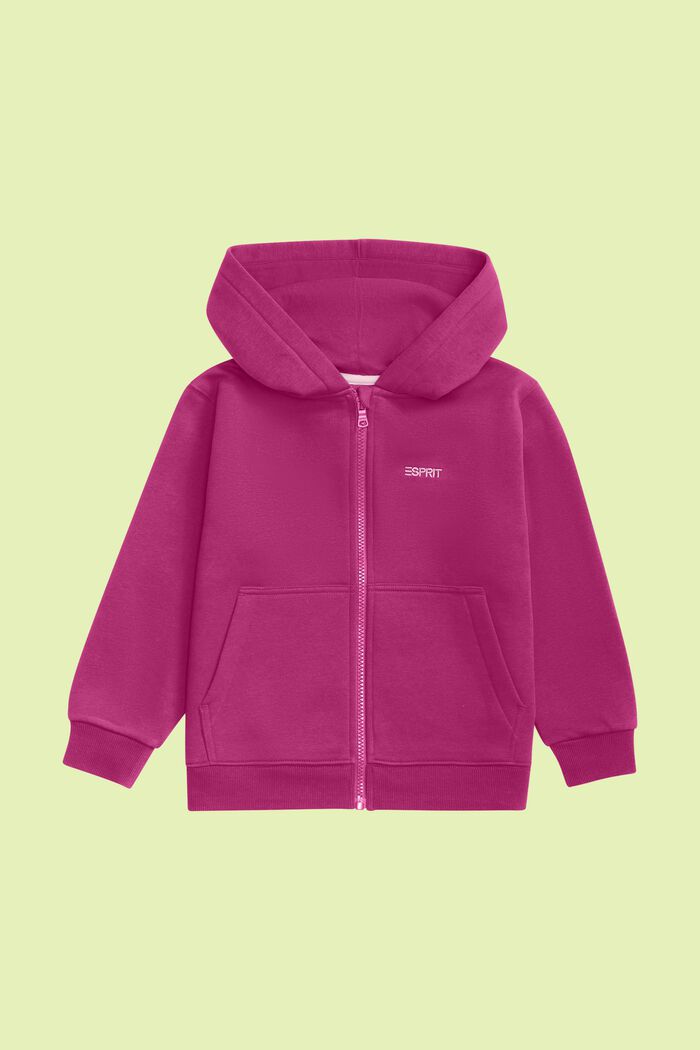 Logo-Kapuzenjacke mit Reißverschluss