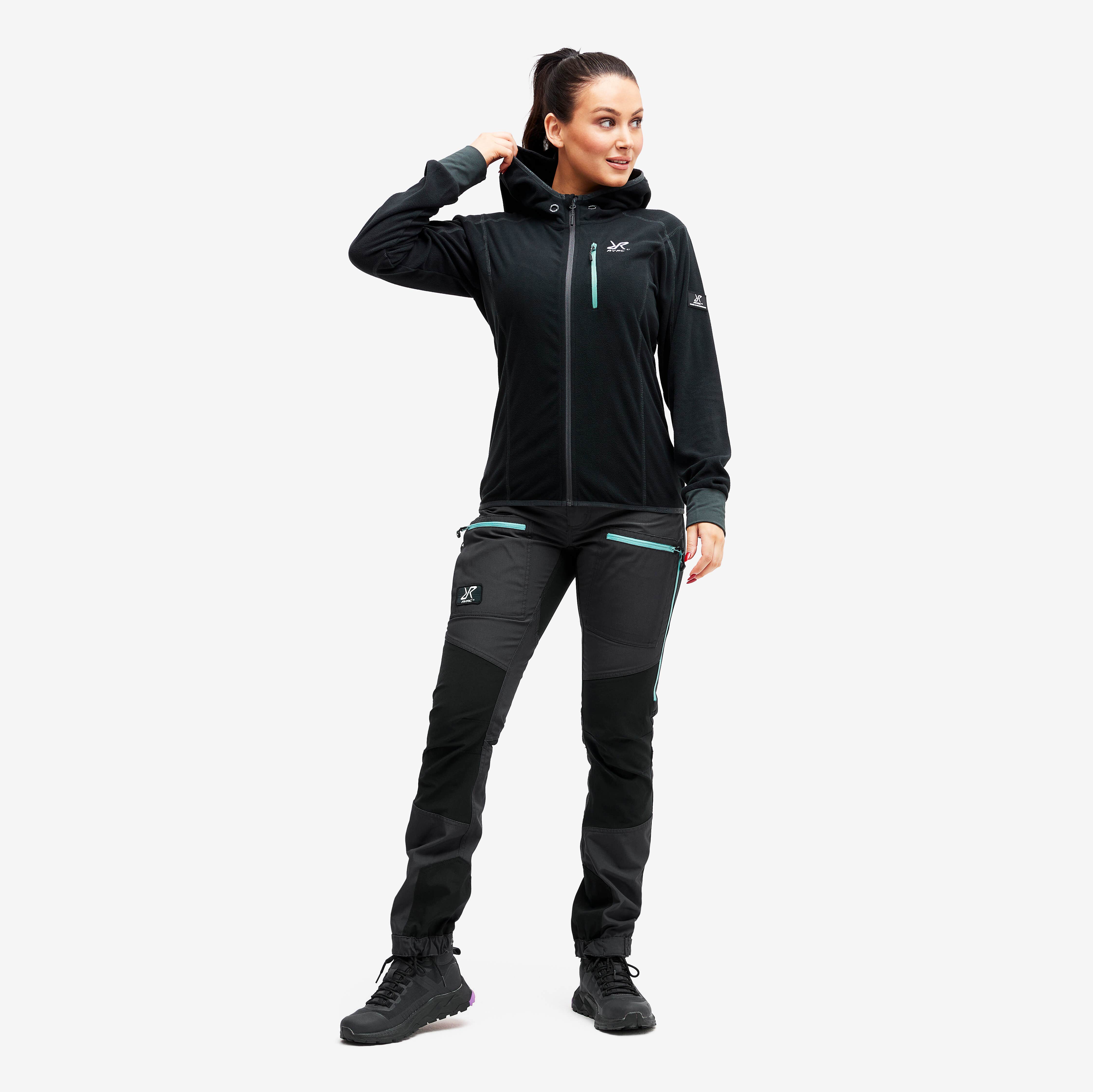Trekker Hoodie Femme Black
