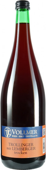 2022 Trollinger mit Lemberger trocken 1,0 L - Weingut Roland Vollmer