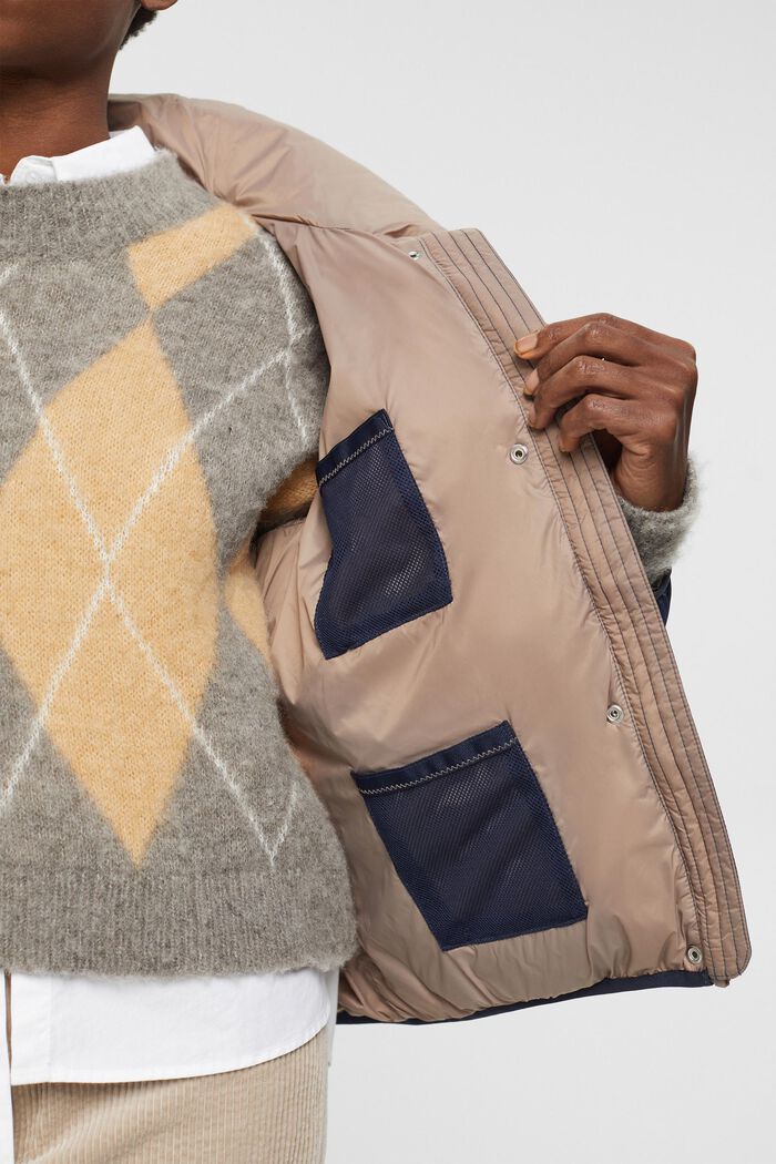 Steppjacke mit recycelter Daunenfüllung