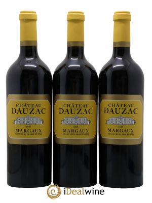 Château Dauzac 5ème Grand Cru Classé  2018 - Lot de 3 Bouteilles
