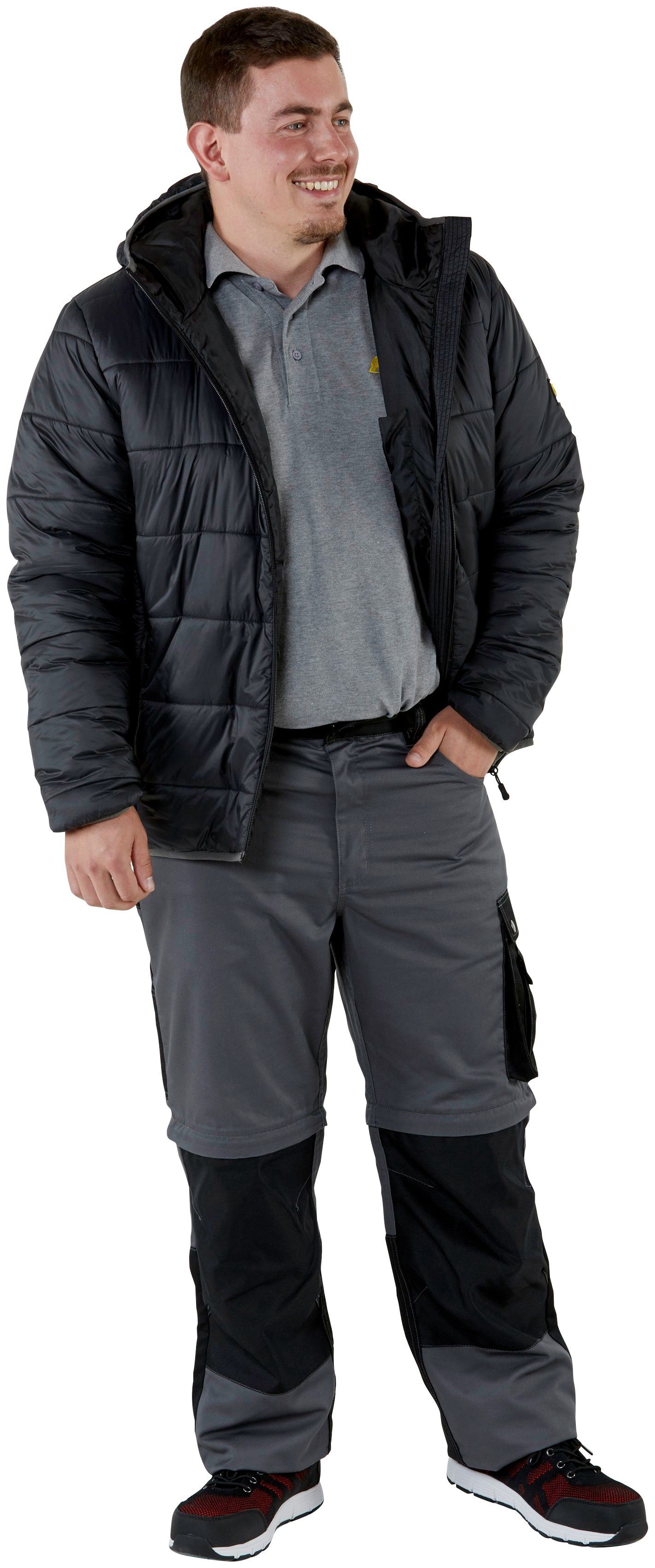Northern Country Arbeitshose Worker (verstärkter Kniebereich, Beinverlängerung möglich, 8 Taschen) mit Zipp-off Funktion: Shorts und lange Arbeitshose in einem