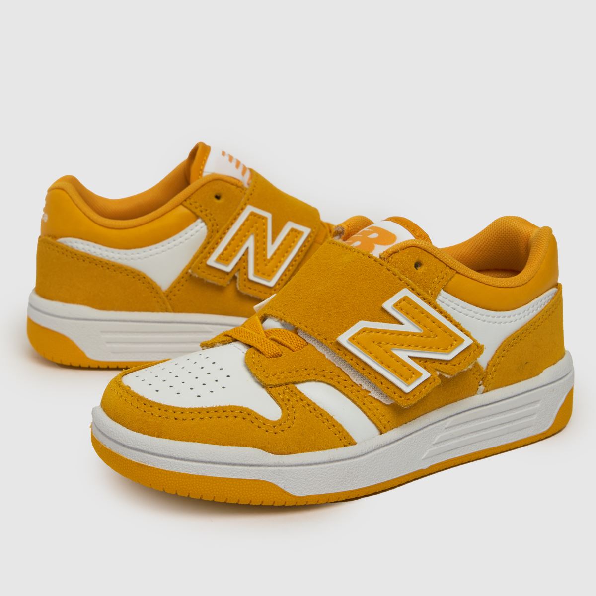 New Balance fehér és mustárszínű 480 v Junior cipők