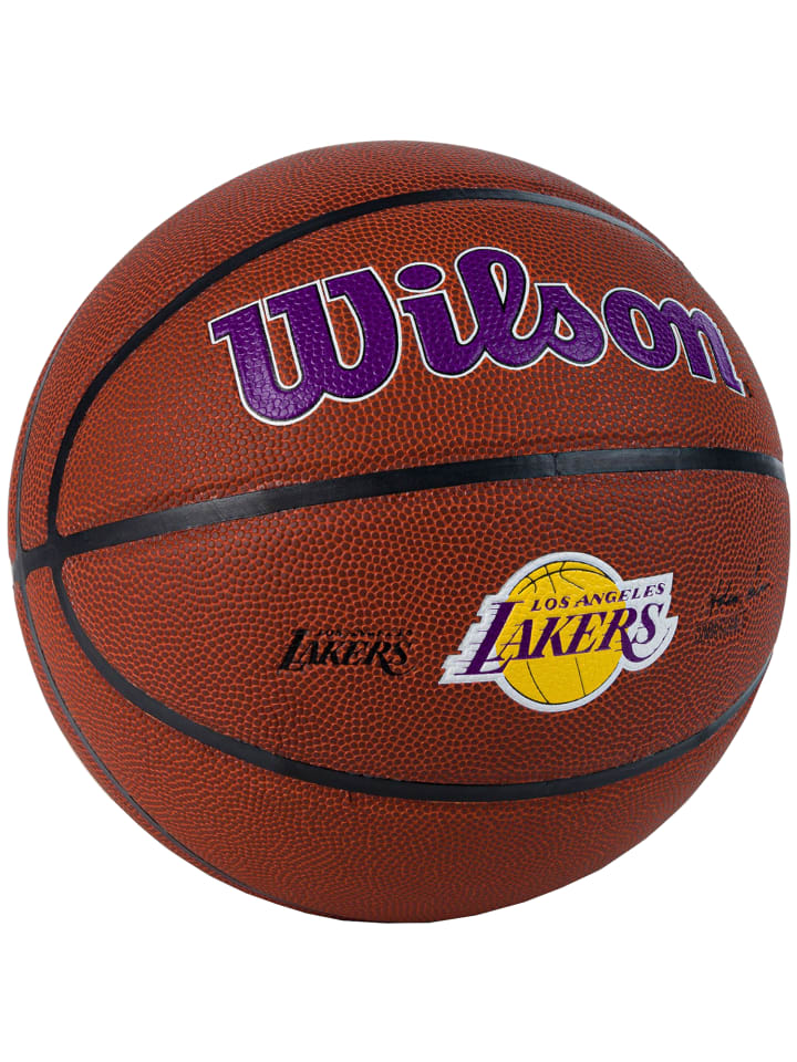 Wilson Wilson Team Alliance Los Angeles Lakers Ball in Braun günstig kaufen 7