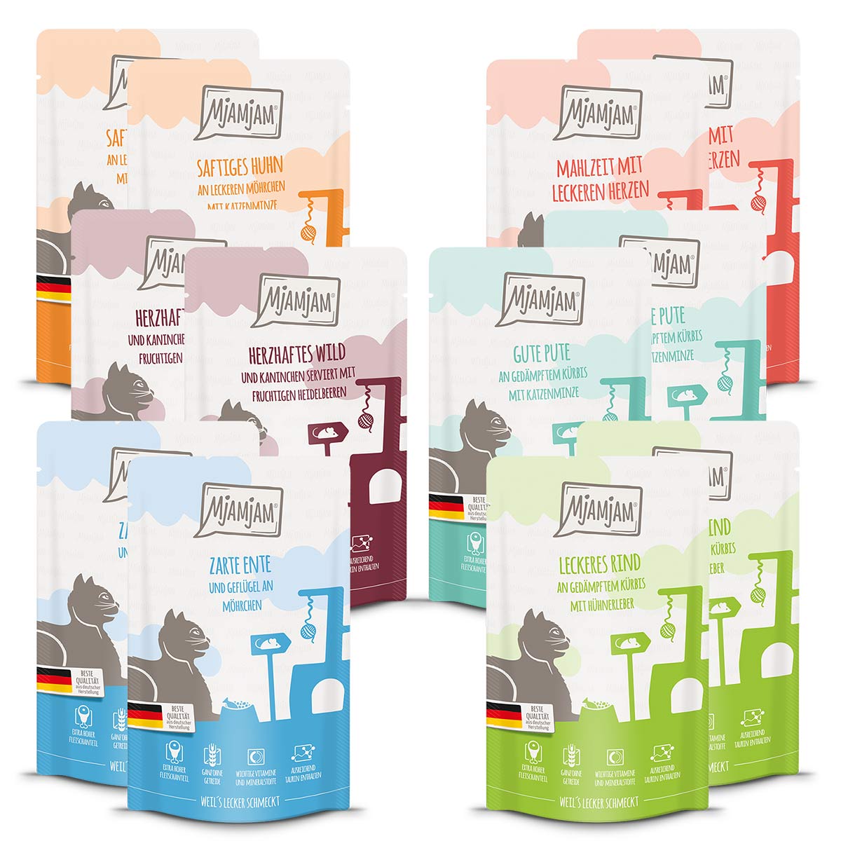 MjAMjAM Quetschie Probierpaket 3 12x125g kaufen