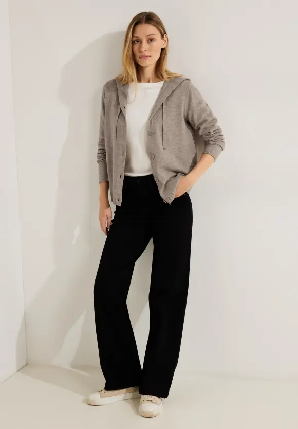 CECIL Kapuzen Strickjacke