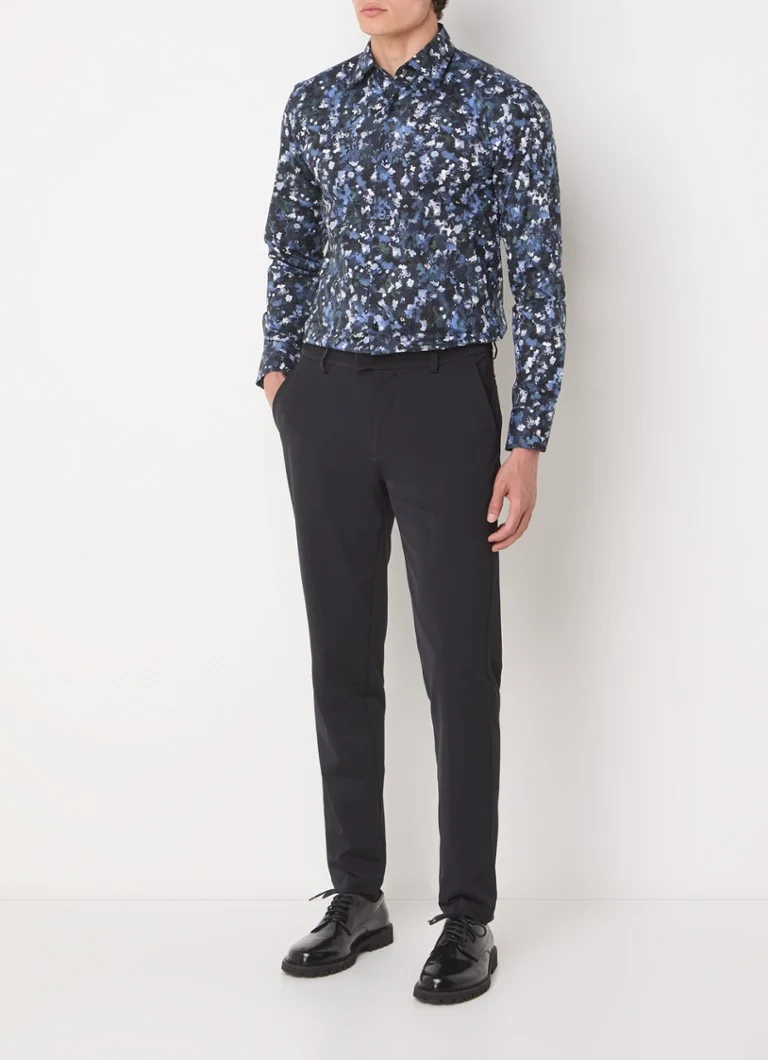 HUGO BOSS Hank slim fit srajca s cvetličnim potiskom