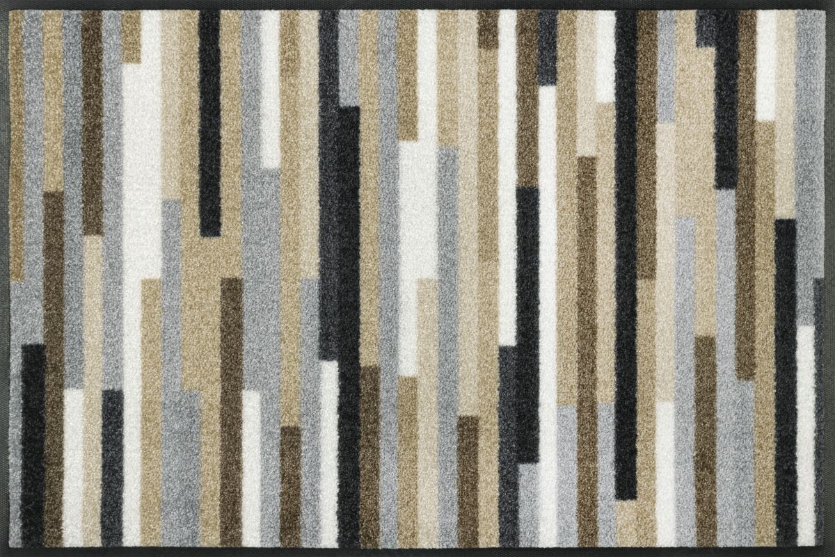 Fußmatte wash dry Mikado Stripes Natur 50 x 75 cm