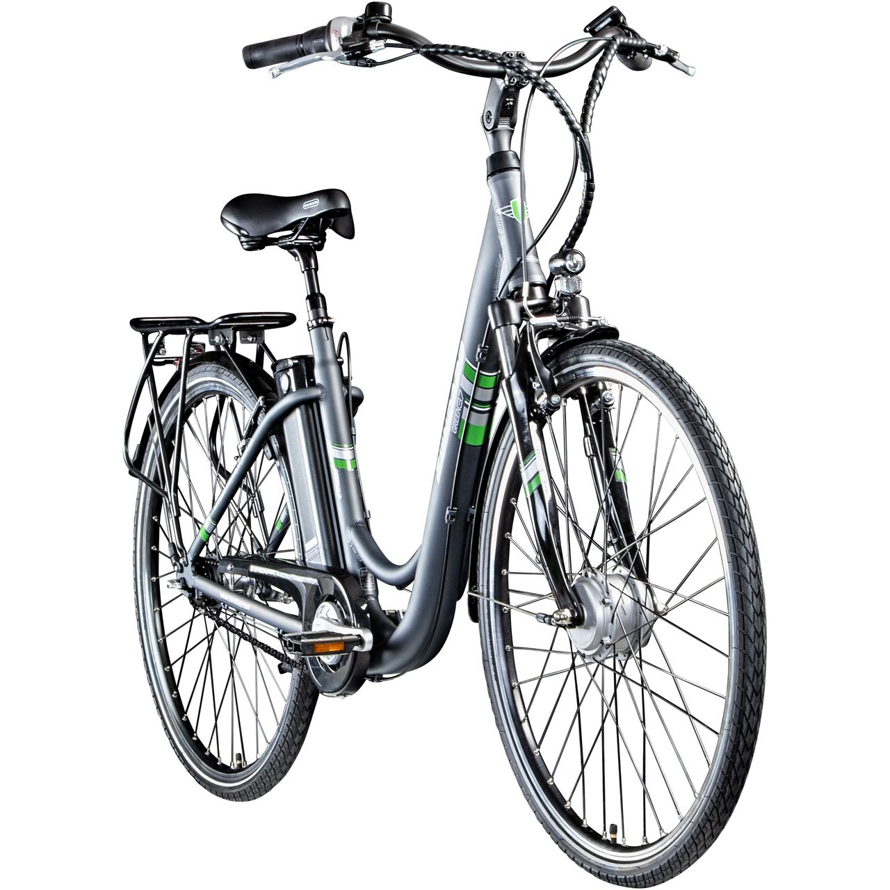 Zündapp Green 3.7 E Bike Damen 28 Zoll Pedelec 7 Gang Elektrofahrrad ab 150 cm Damenfahrrad retro Hollandrad