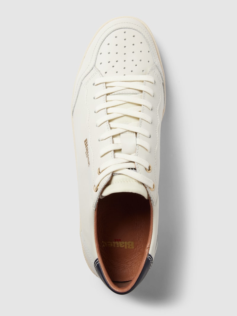Sneaker mit Label-Details Modell 'MURRAY' in weiß