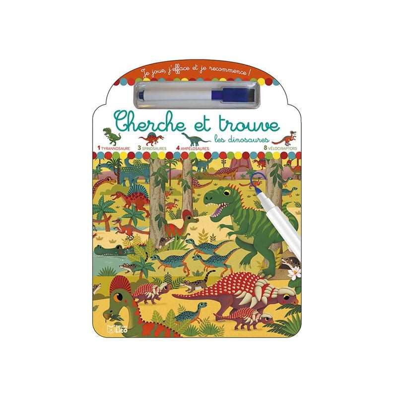 Livre Cherche et trouve les dinosaures - Lito