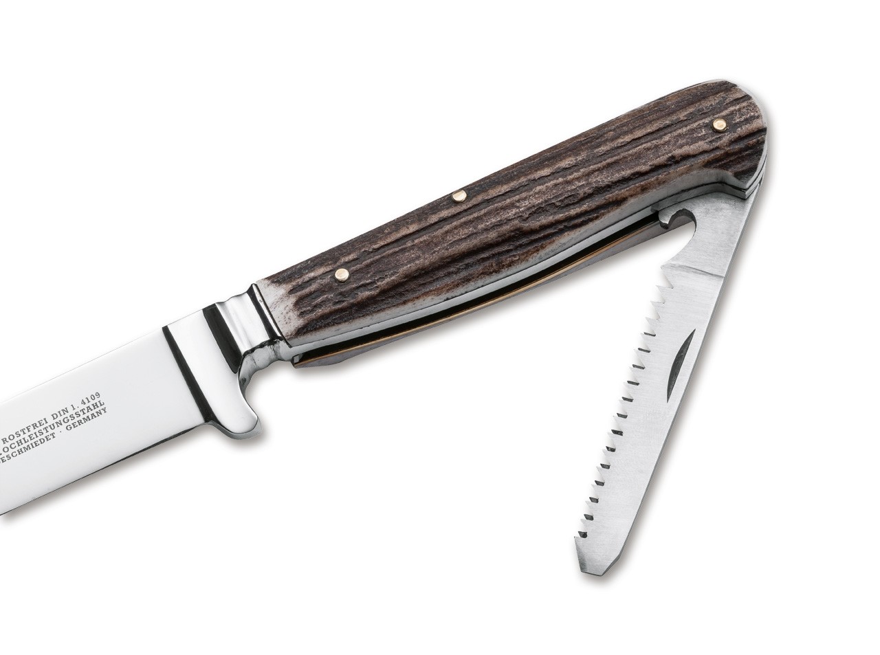 Jagdnicker mit Säge
