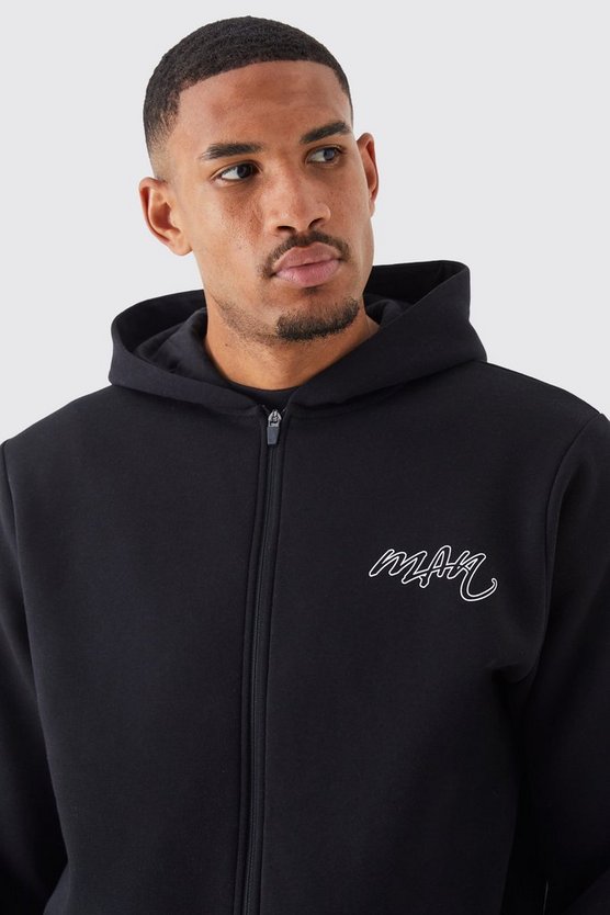 Tall Man Hoodie mit Reißverschluss