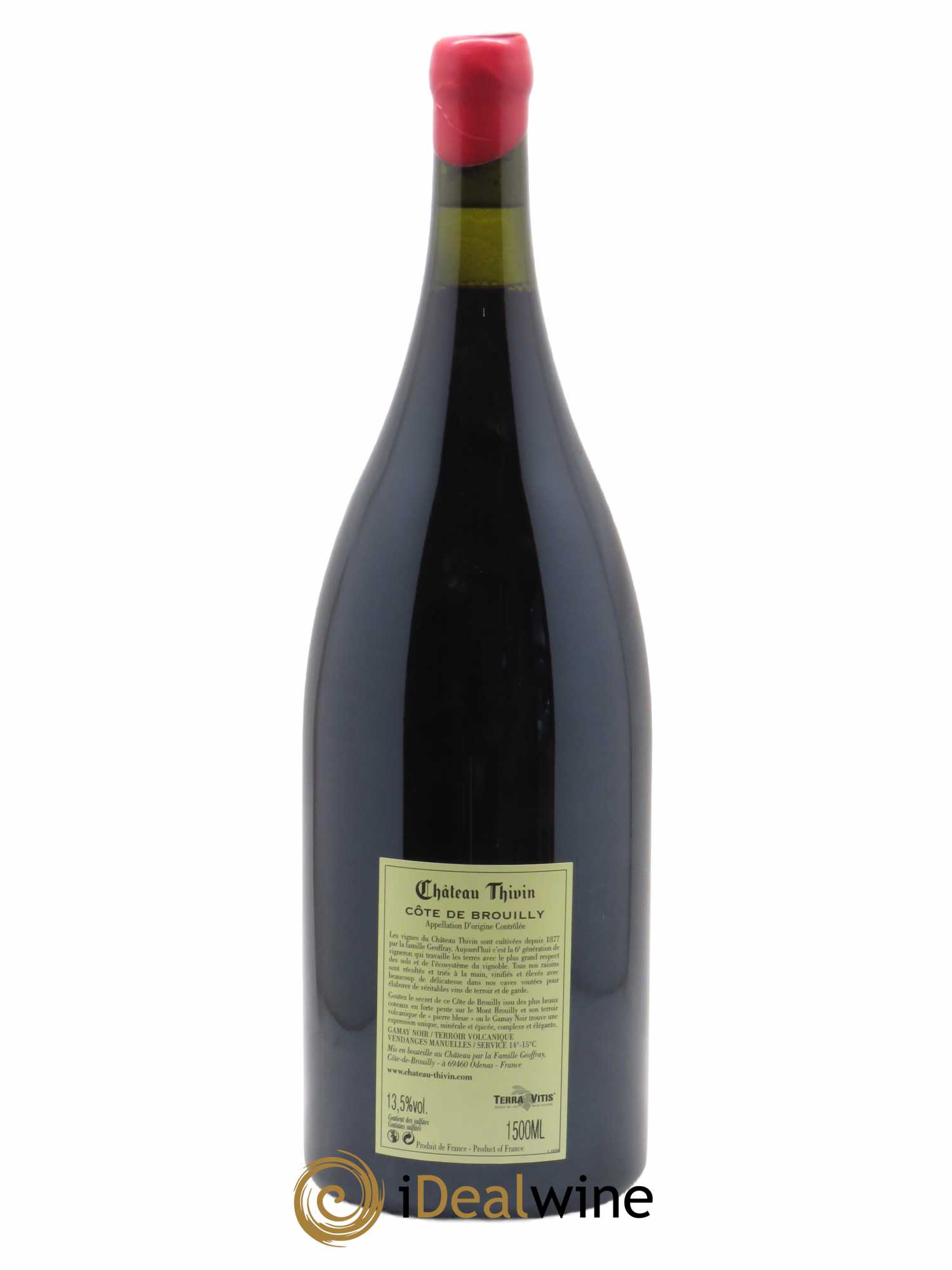 Côte de Brouilly Les 7 Vignes Château Thivin  2019 - Lot de 1 Magnum