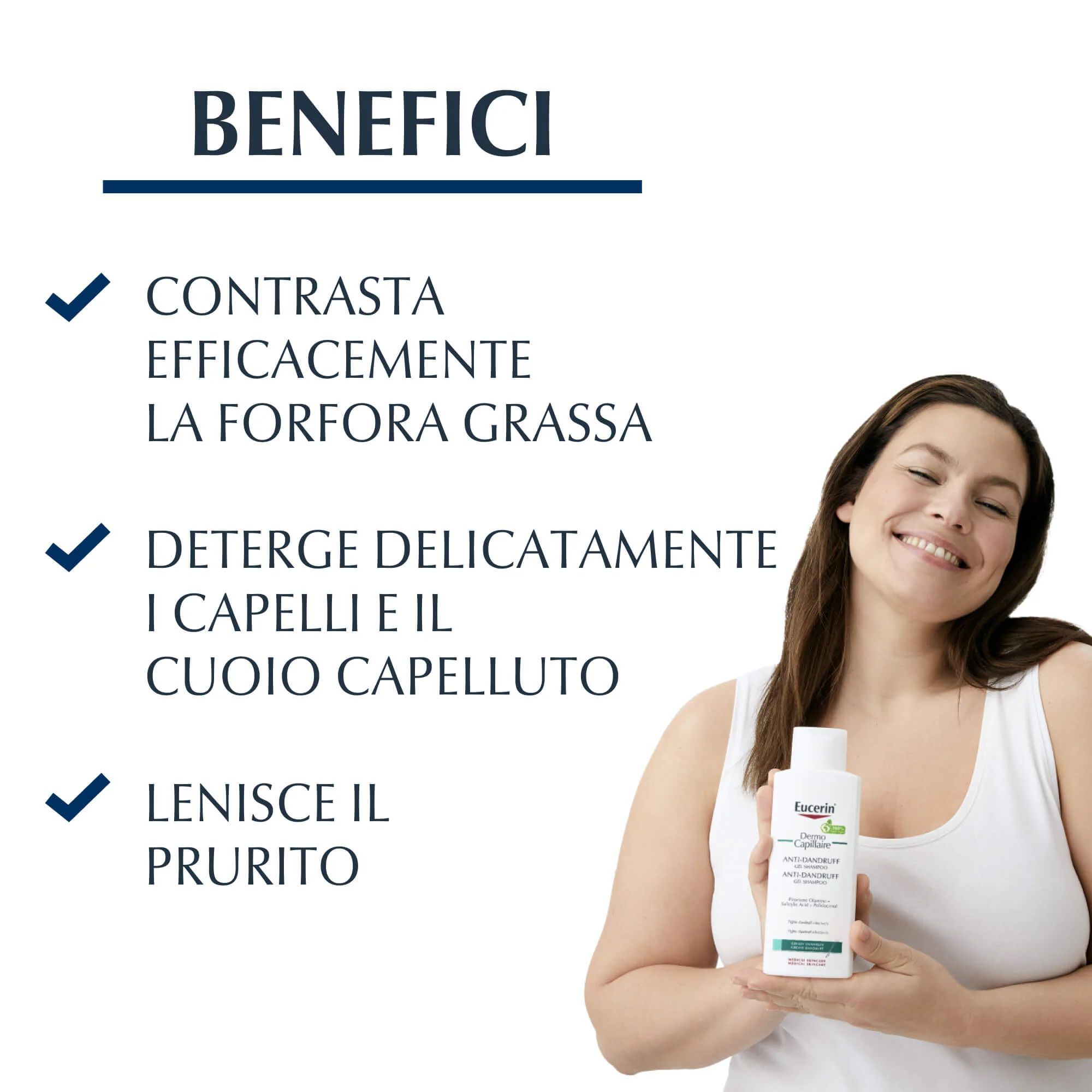 Champú-gel anticaspa DermoCapillaire para cabello graso - Champú anticaspa