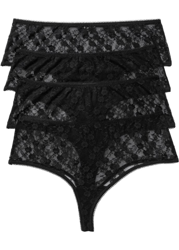 String Panty (4er Pack) aus Spitze