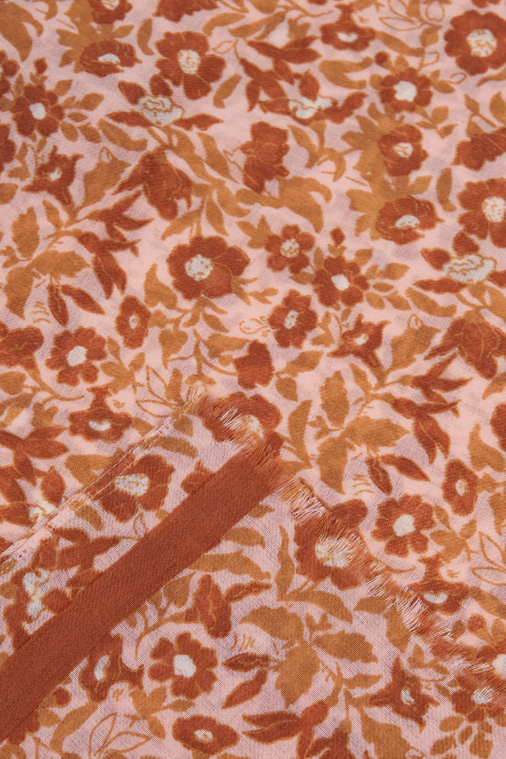 foulard vinni 100% laine rose clair femme