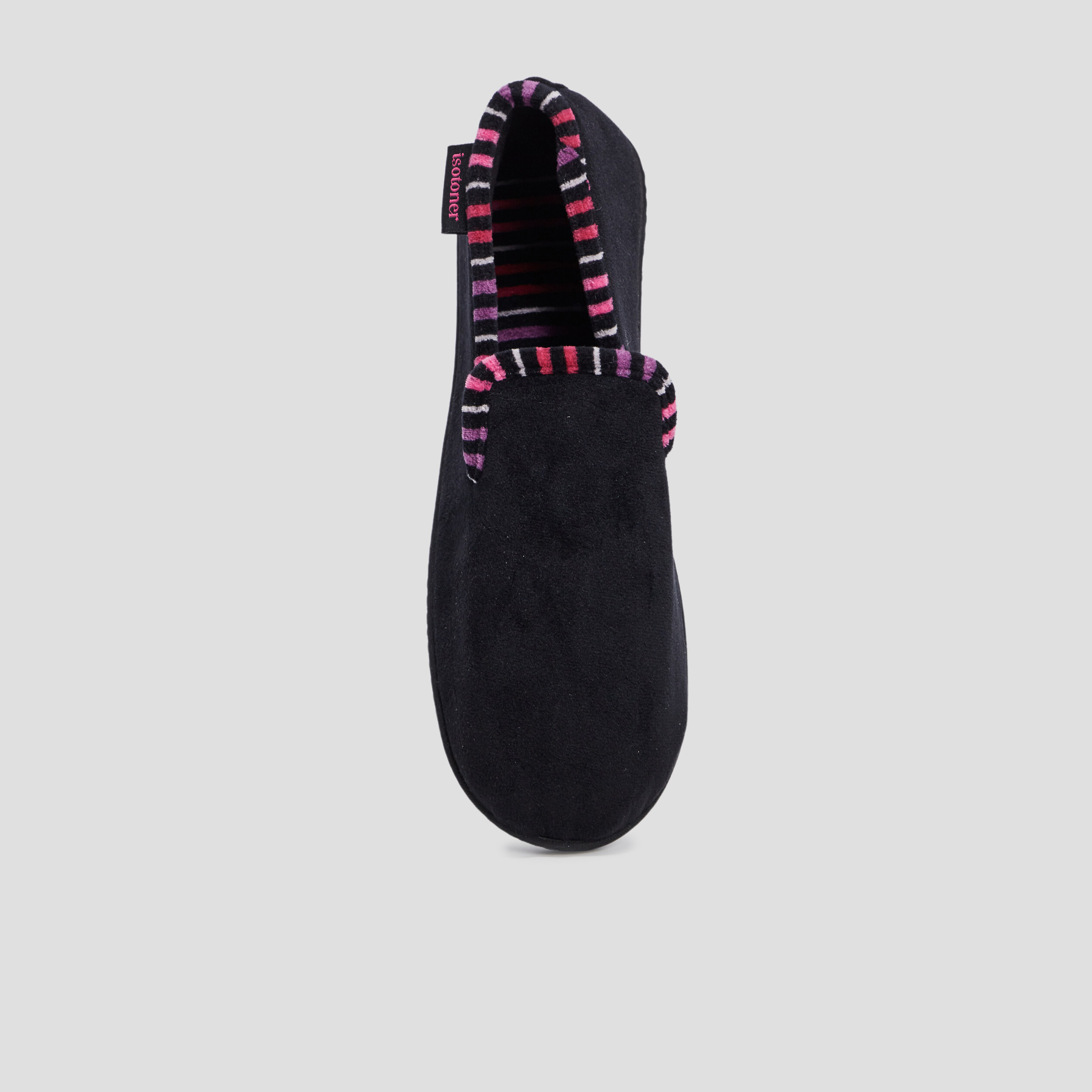 Chaussons Isotoner noir femme | La Halle