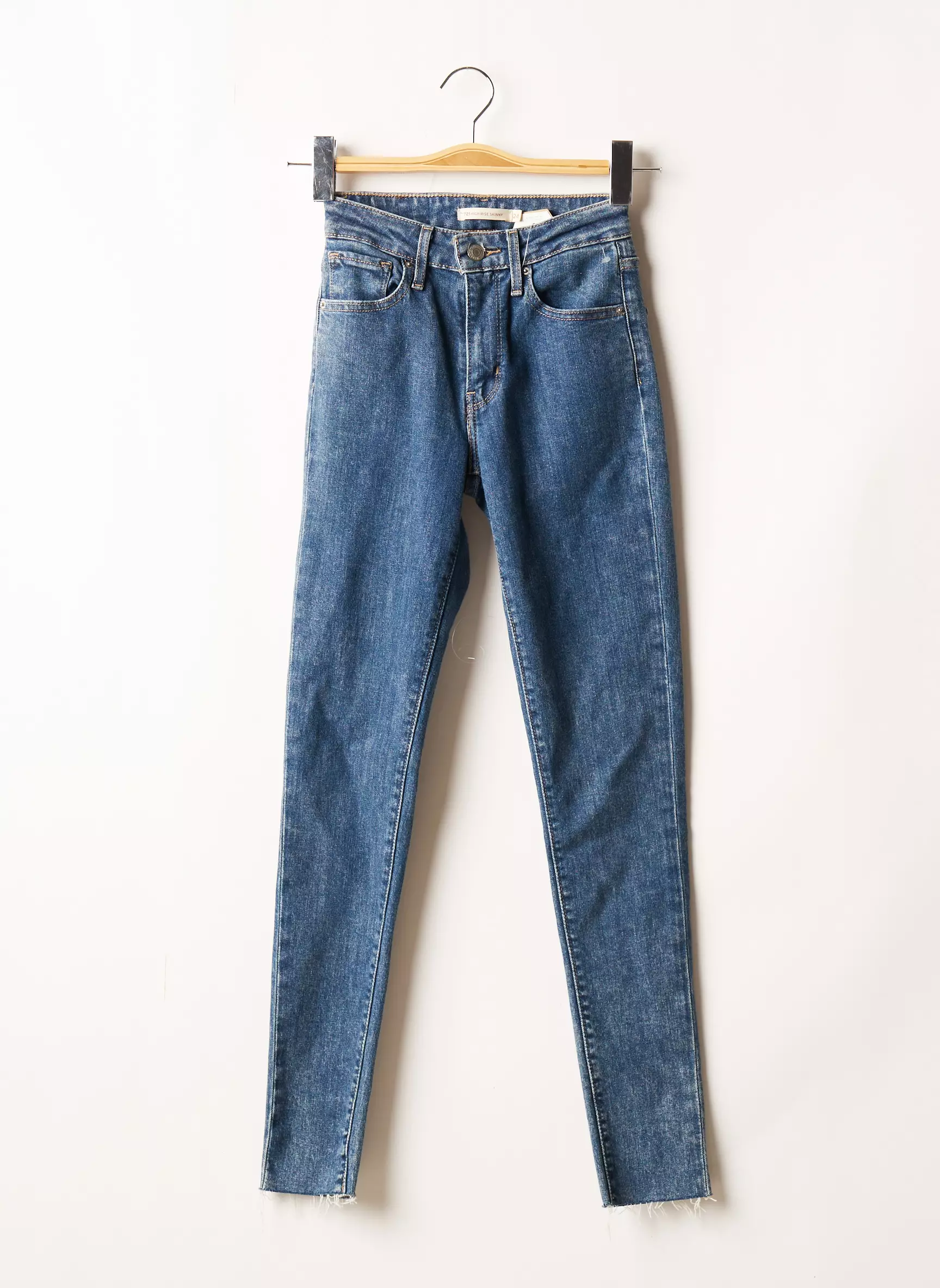 Levis Jeans Skinny Femme couleur bleu