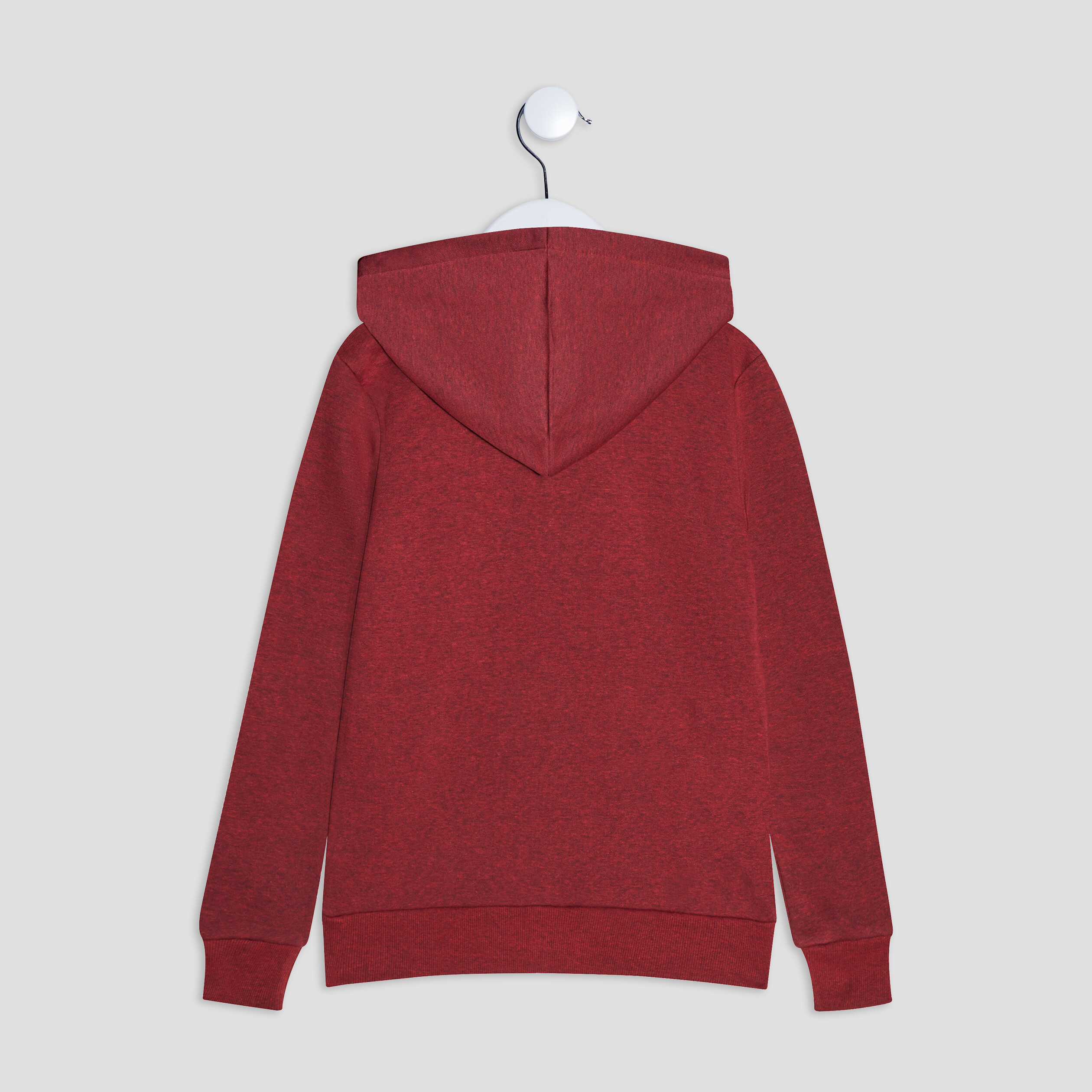 Sweat à capuche Creeks rouge foncé homme | La Halle