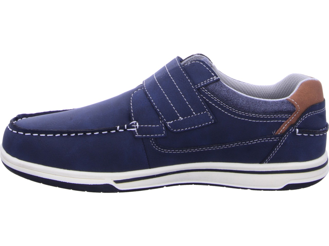 SUPREMO Komfort Slipper blau