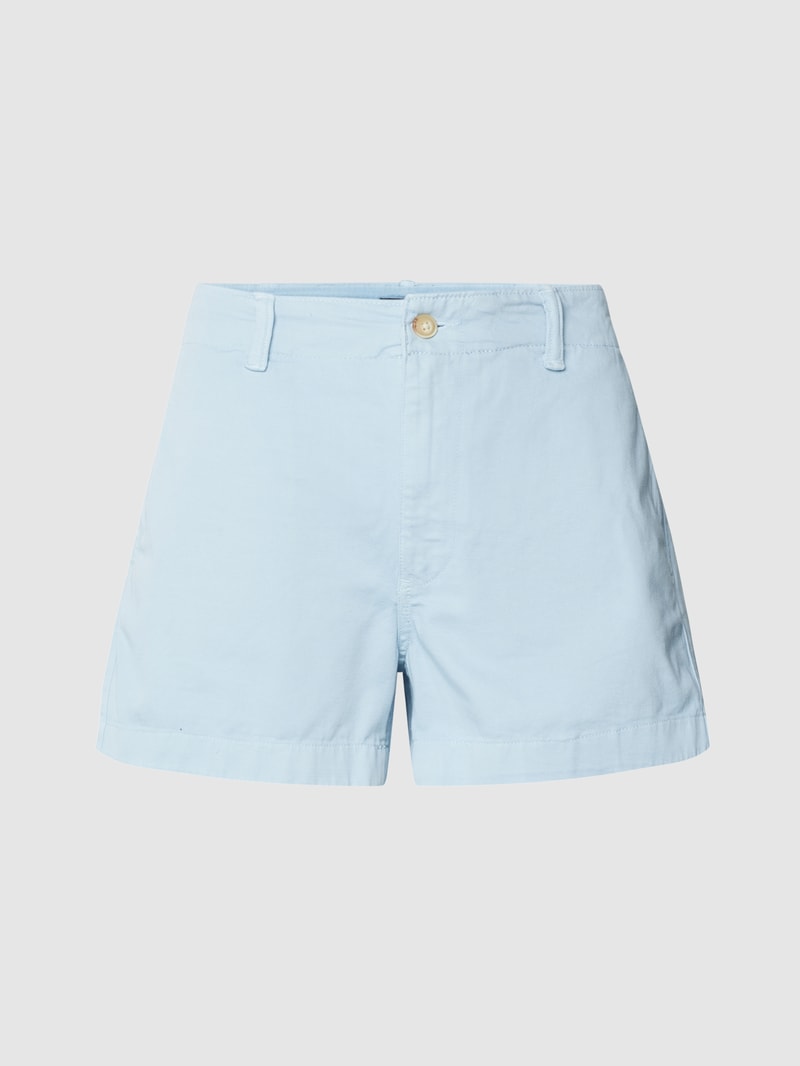 Shorts mit seitlichen Eingrifftaschen in hellblau