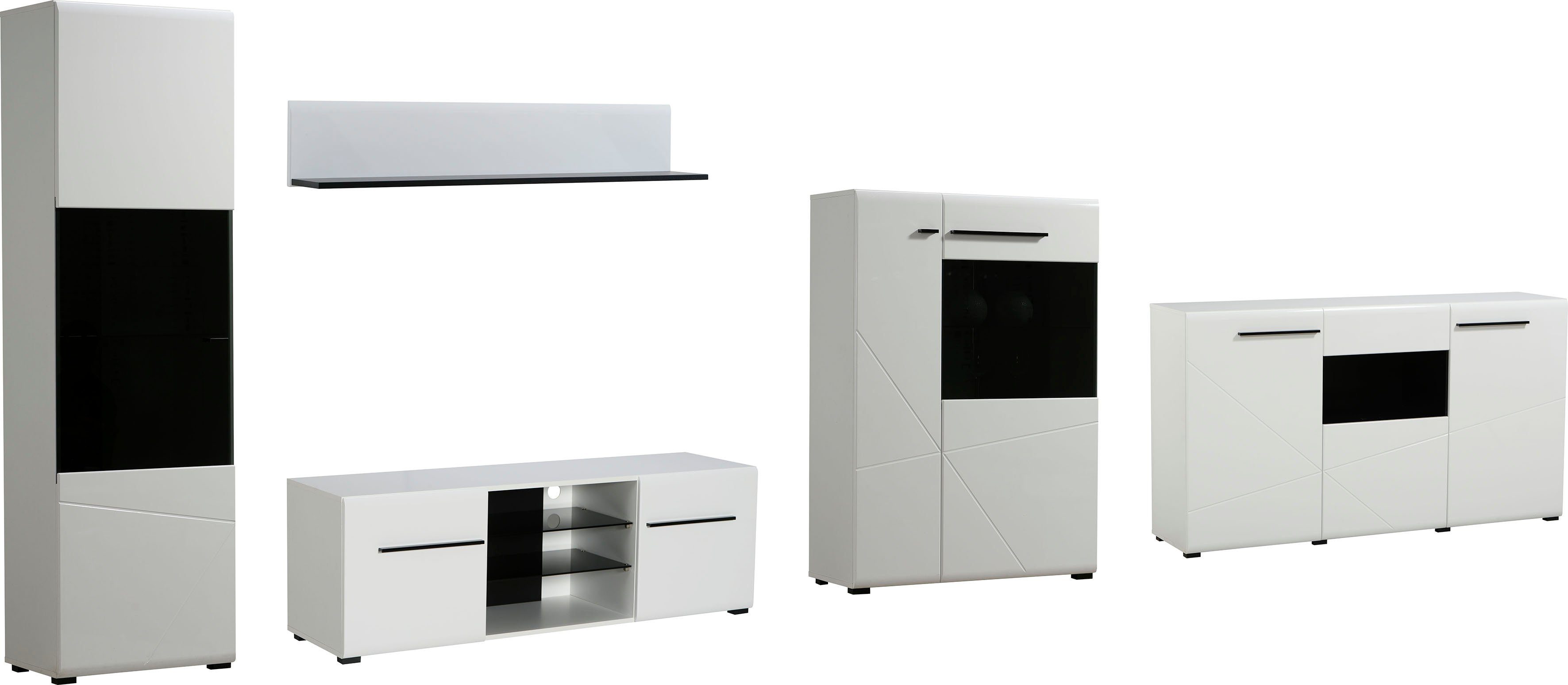 INOSIGN Wohnwand Trentino, (Set, 5-St)