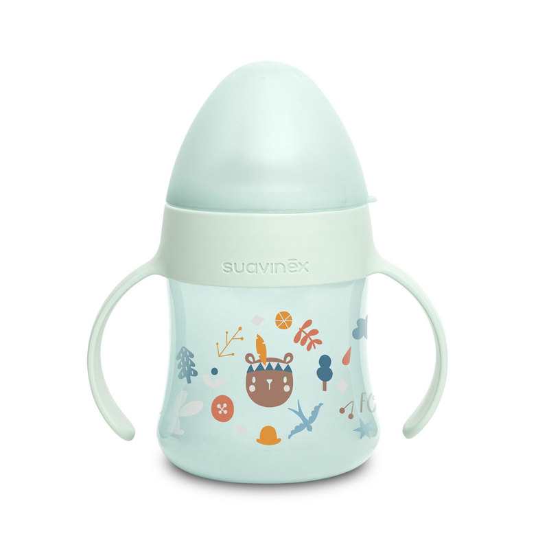 Tasse à anses First vert 4 mois et + Suavinex