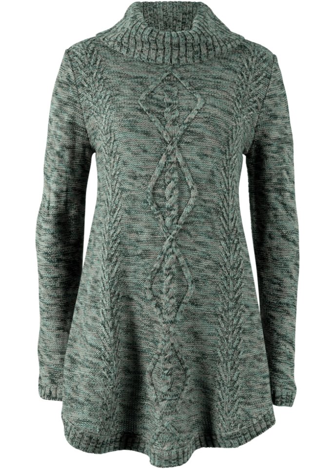 Poncho-Pullover, Langarm