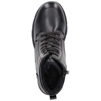 Tom Tailor Schnürstiefelette in schwarz