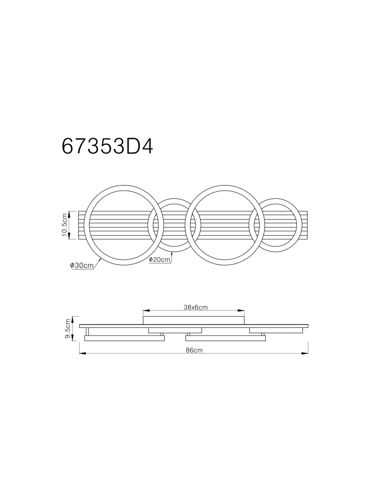 Globo lighting Deckenleuchte 