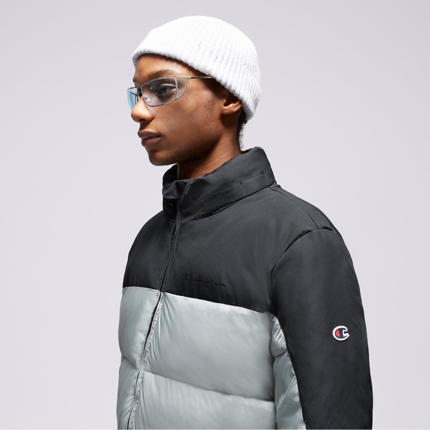 CHAMPION DAUNENJACKE JACKET Grau