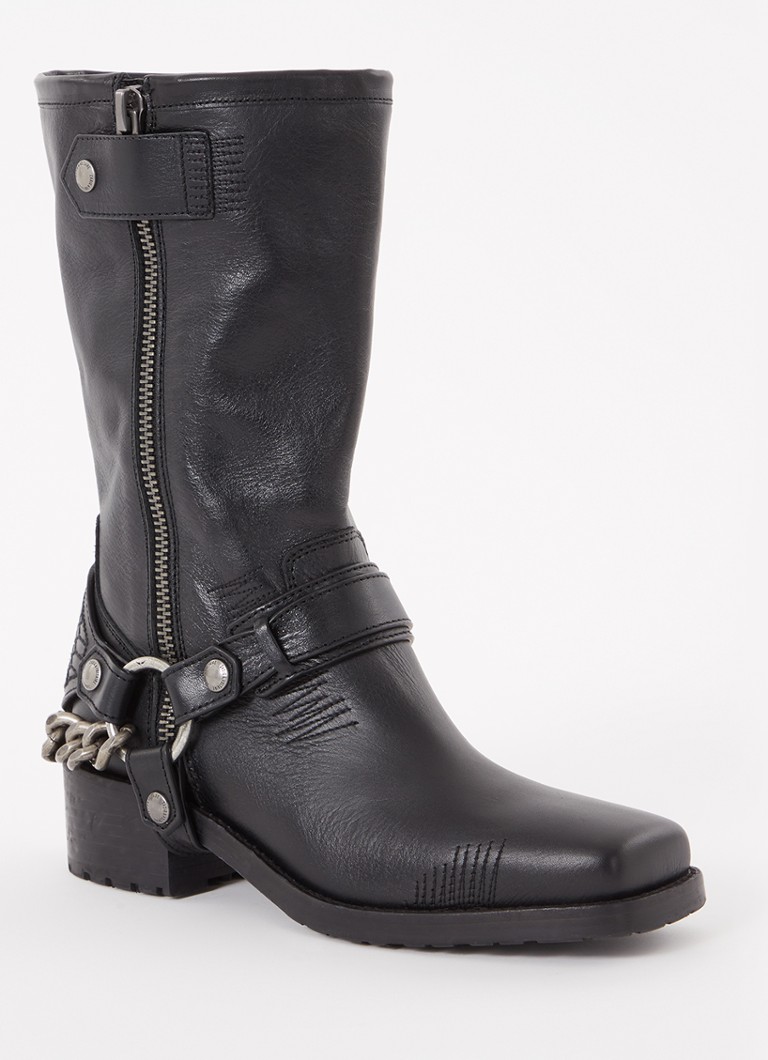Bota biker Igata de Zadig&Voltaire de piel de becerro