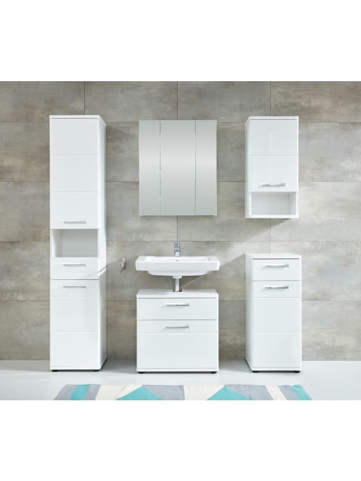 ebuy24 Badschrank Monte Weiß 37 x 34 cm günstig kaufen onesize