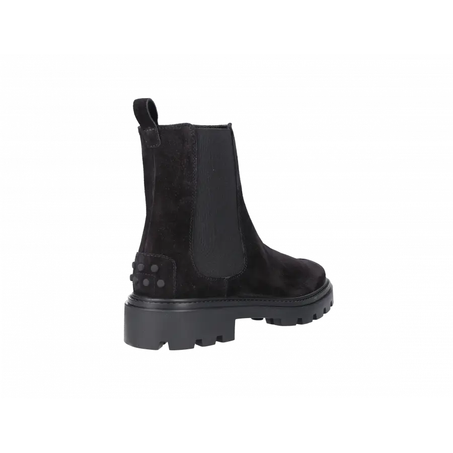 Tod's - Chelsea Boots W08J0 Veloursleder - schwarz