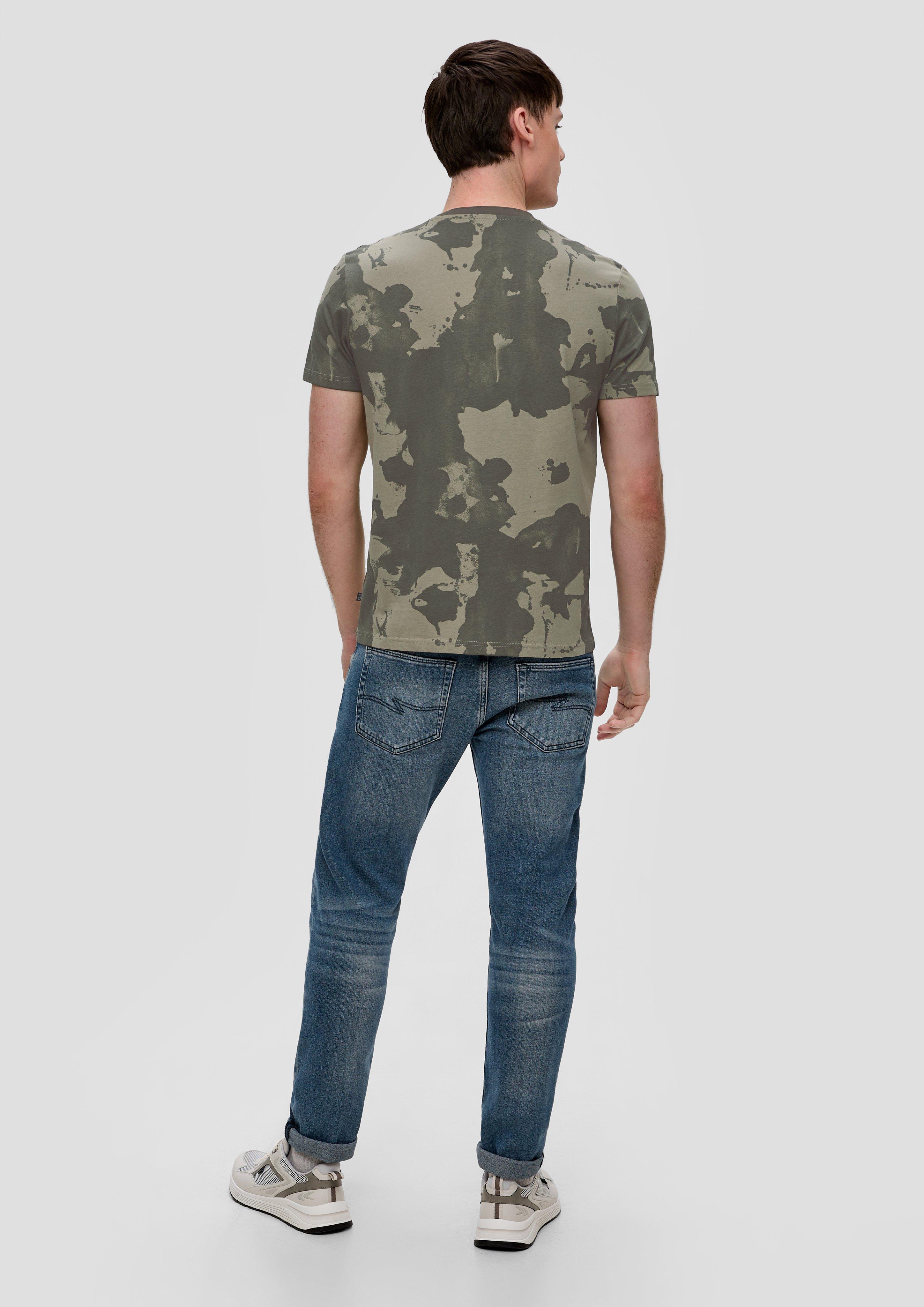 T-Shirt mit All-over-Print  2140283-73A0