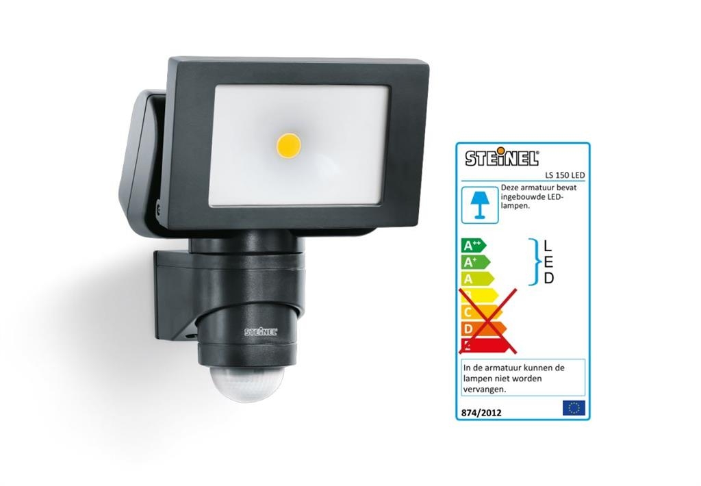 Steinel 052546 Senzorska reflektorska svjetiljka LS 150 LED crna