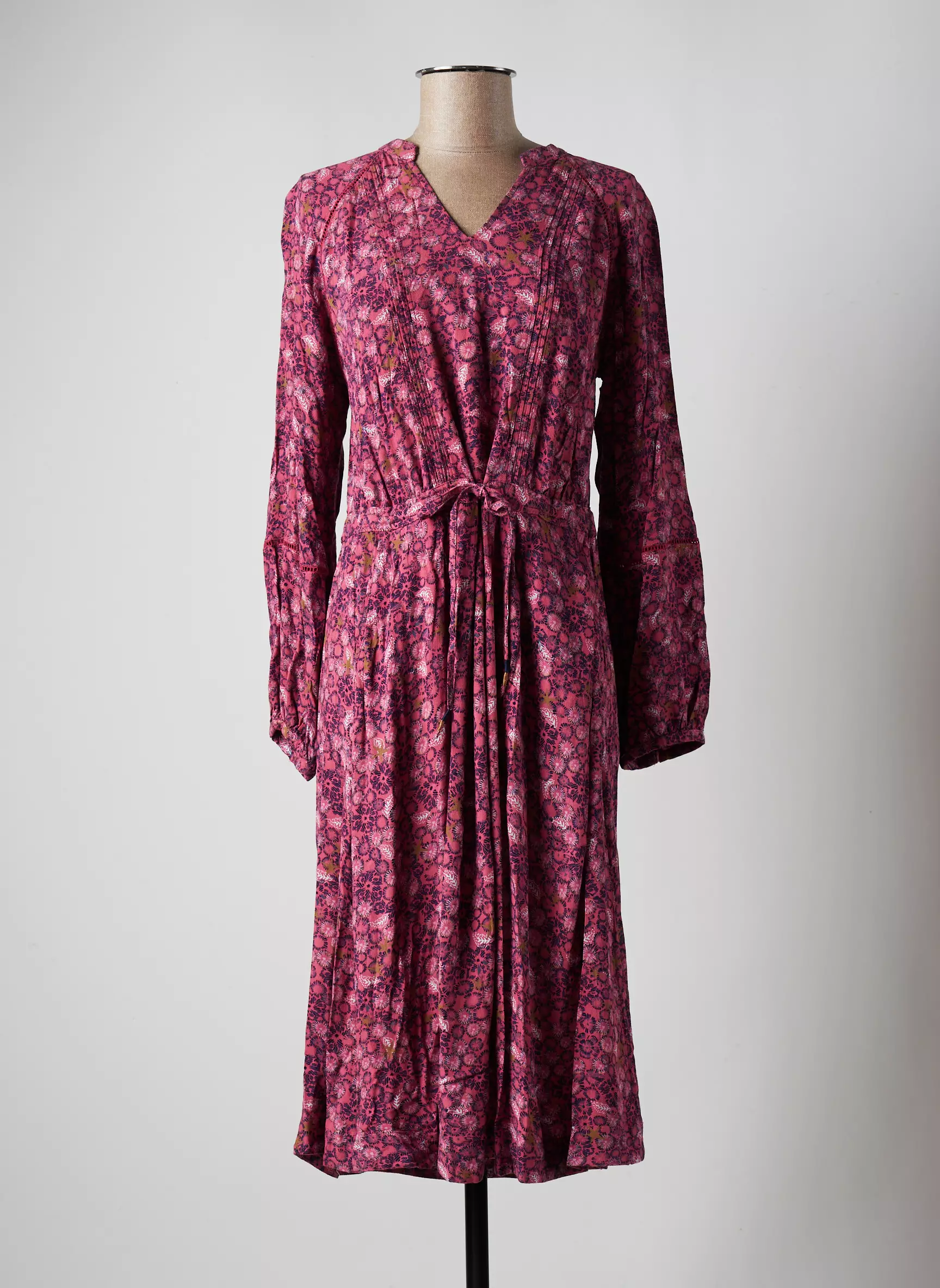 White Stuff Robes Mi Longues Femme couleur rose