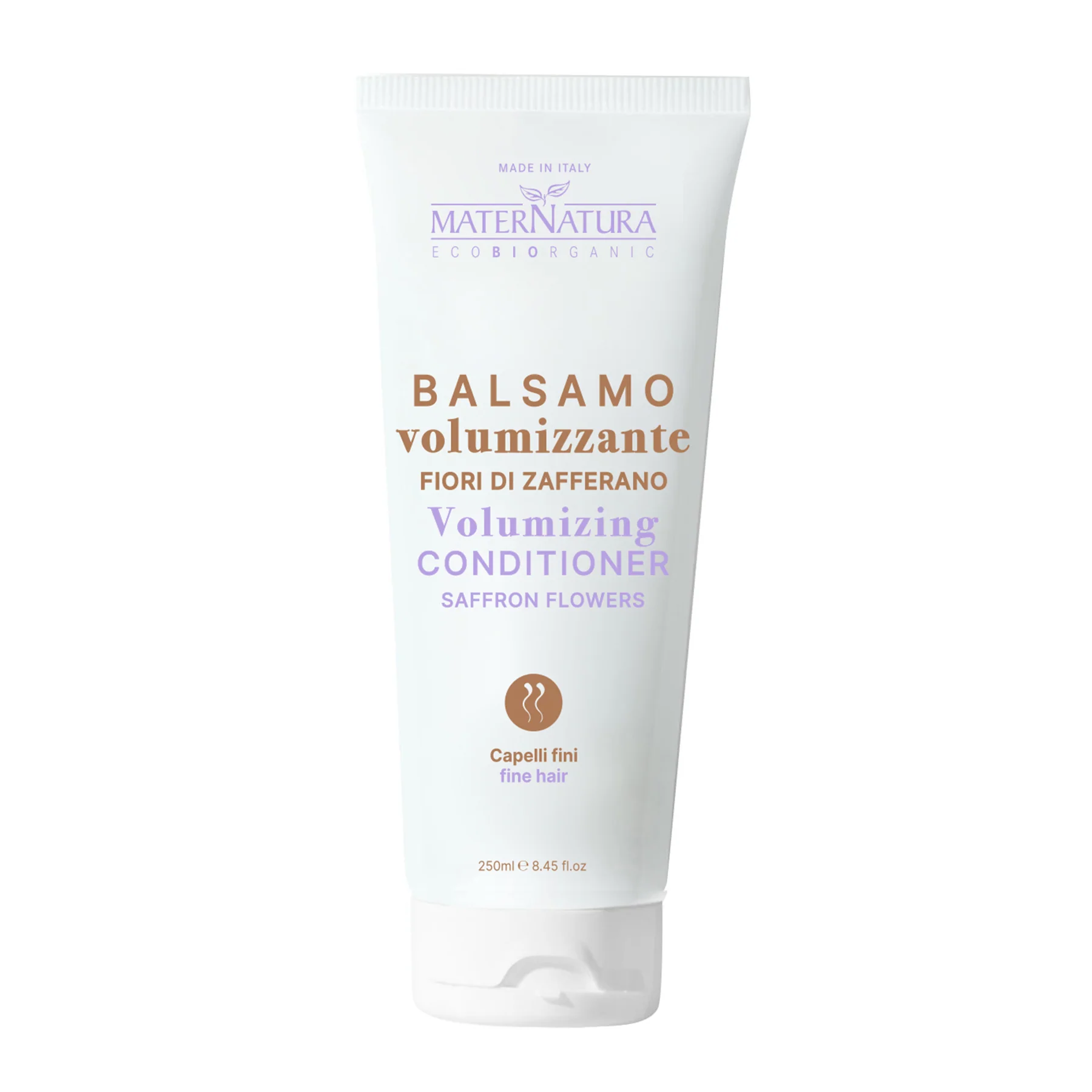 Acondicionador, mascarillas y aceites. Acondicionador voluminizador para cabello fino con flores de azafrán.