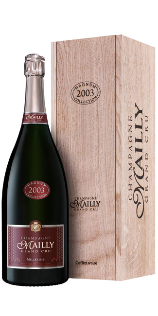Mailly Collection Brut Coffret Bois Heritage 2003 Magnum