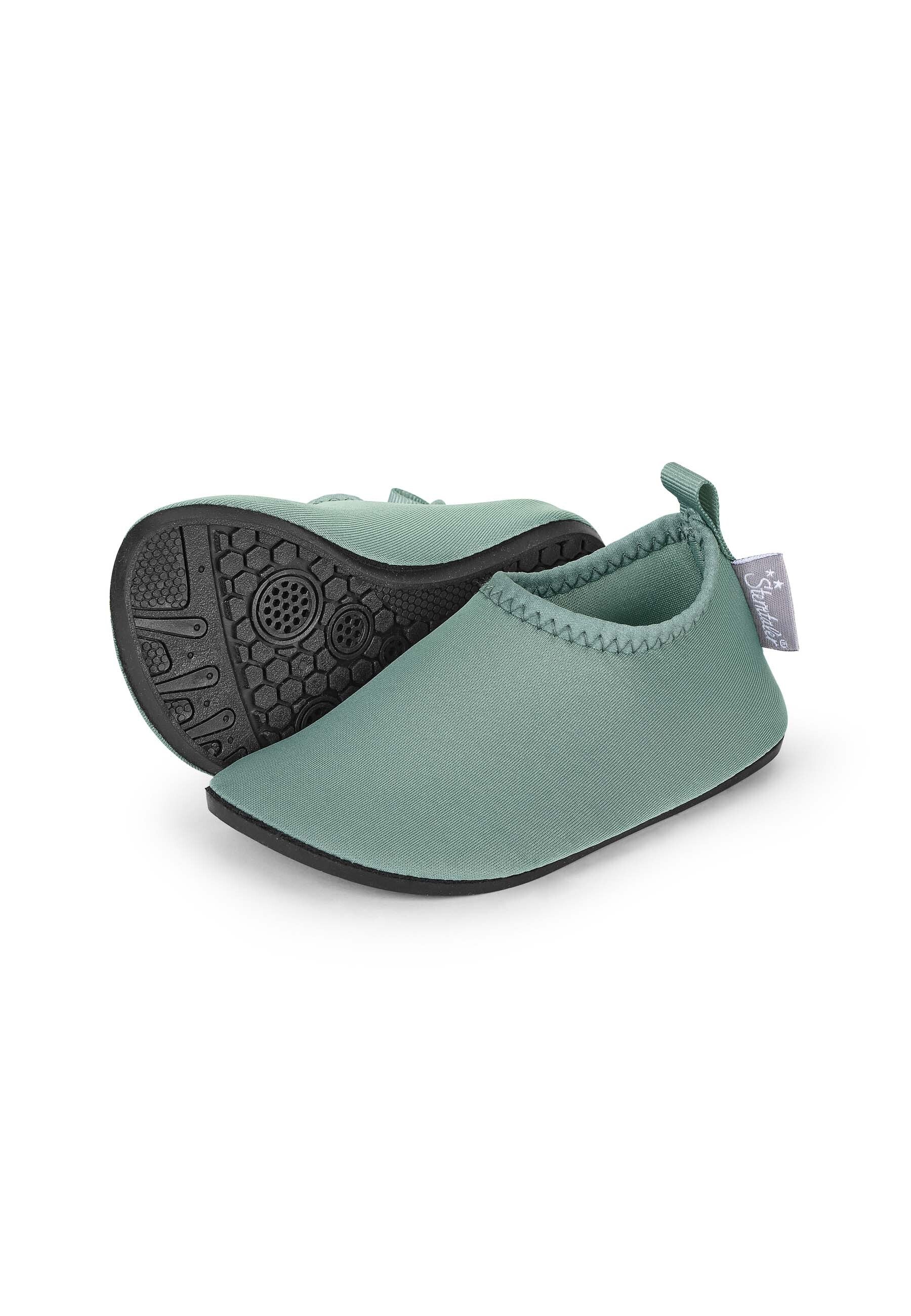 Aqua-Schuh Kinder Uni in Dunkelgrün