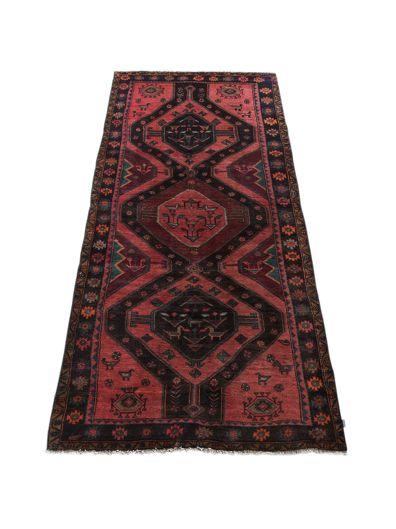 Hamadan Vintage ca. 120 x 323 cm, Unikat / Einzelstück