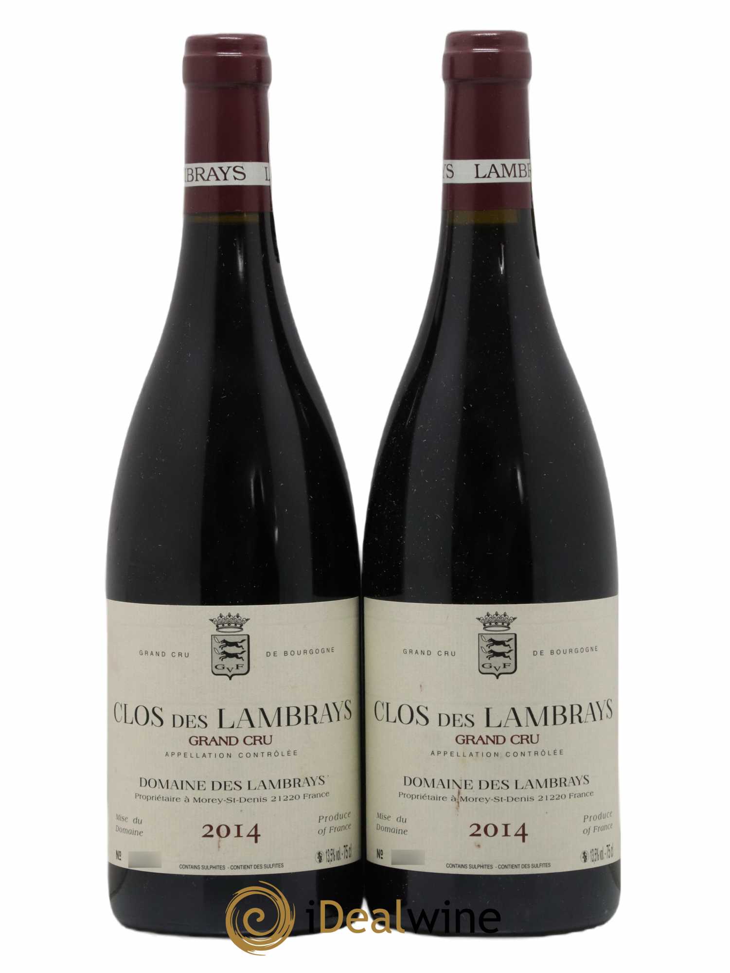 Clos des Lambrays Grand Cru Domaine des Lambrays  2014 - Lot de 2 Bouteilles